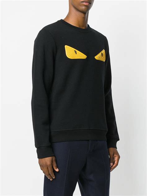 fendi monster eyes sweatshirt